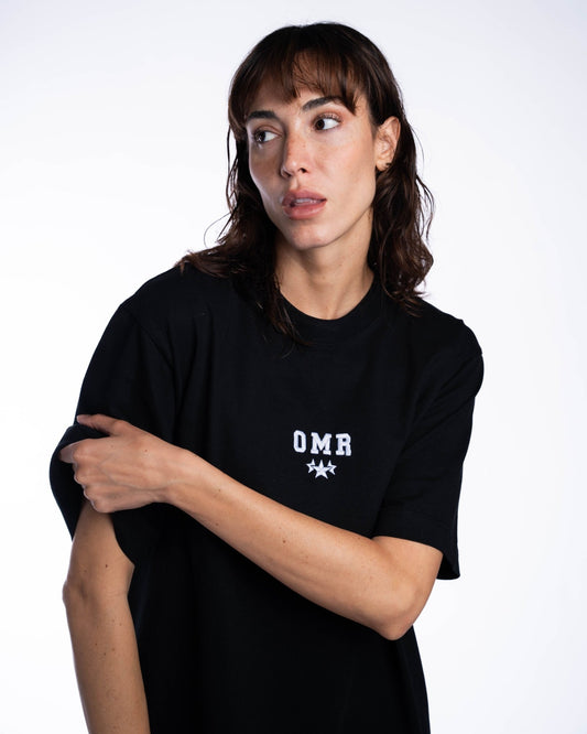 OMR BLACK OVERSIZED TEE - BOXSTAR DESIGNS