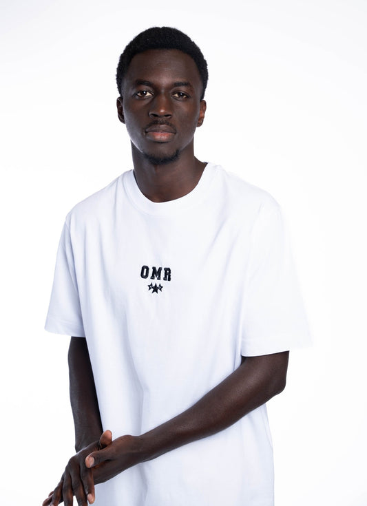 OMR WHITE OVERSIZED TEE - BOXSTAR DESIGNS